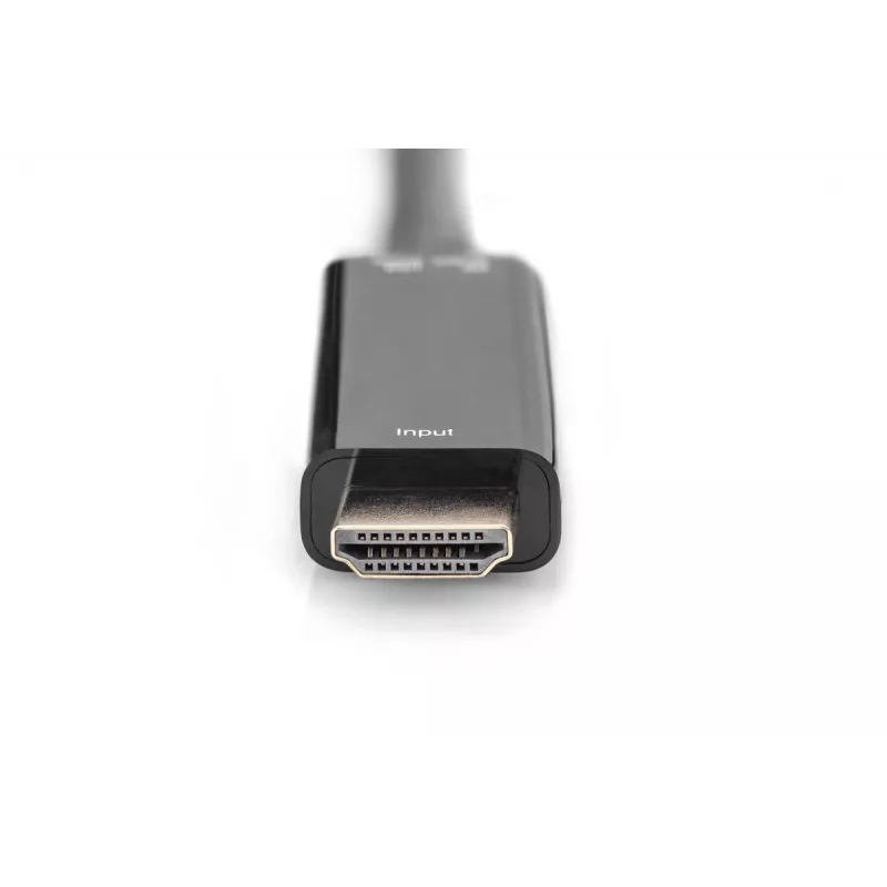 Digitus 4K HDMI adapteris HDMI į DisplayPort 0,2 m HDMI A tipo USB