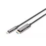 DIGITUS USB-C į HDMI AOC optinio pluošto adapterio kabelis, HDMI versija 2.0; iki 4Kx2K@60Hz; 20 m