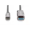DIGITUS USB-C į HDMI AOC optinio pluošto adapterio kabelis, HDMI versija 2.0; iki 4Kx2K@60Hz; 20 m