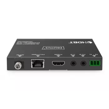 DIGITUS 4K HDBaseT plėtiklio rinkinys 70 m PoC RS232 IR juodas