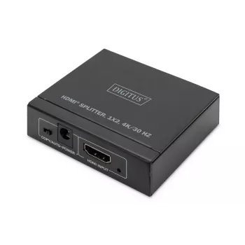 DIGITUS 4K HDMI skirstytuvas. 1x 2 4K/30Hz. juodas
