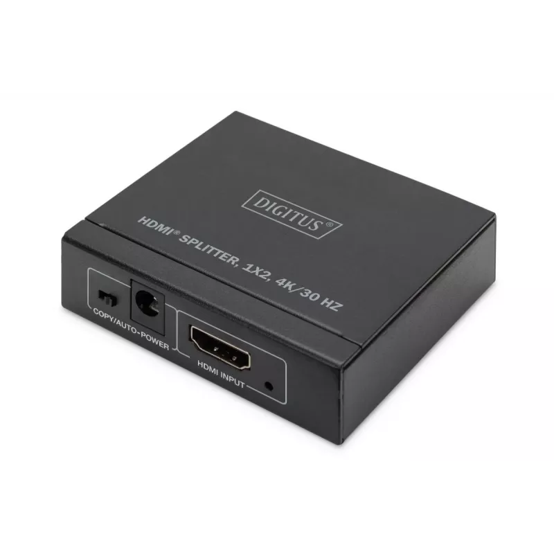 DIGITUS 4K HDMI skirstytuvas. 1x 2 4K/30Hz. juodas