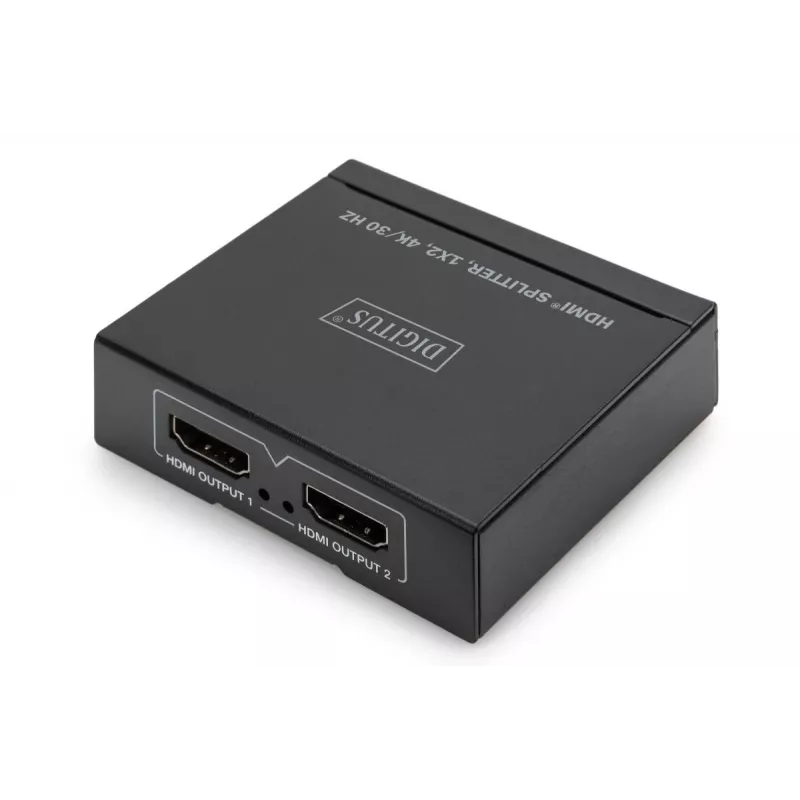 DIGITUS 4K HDMI skirstytuvas. 1x 2 4K/30Hz. juodas
