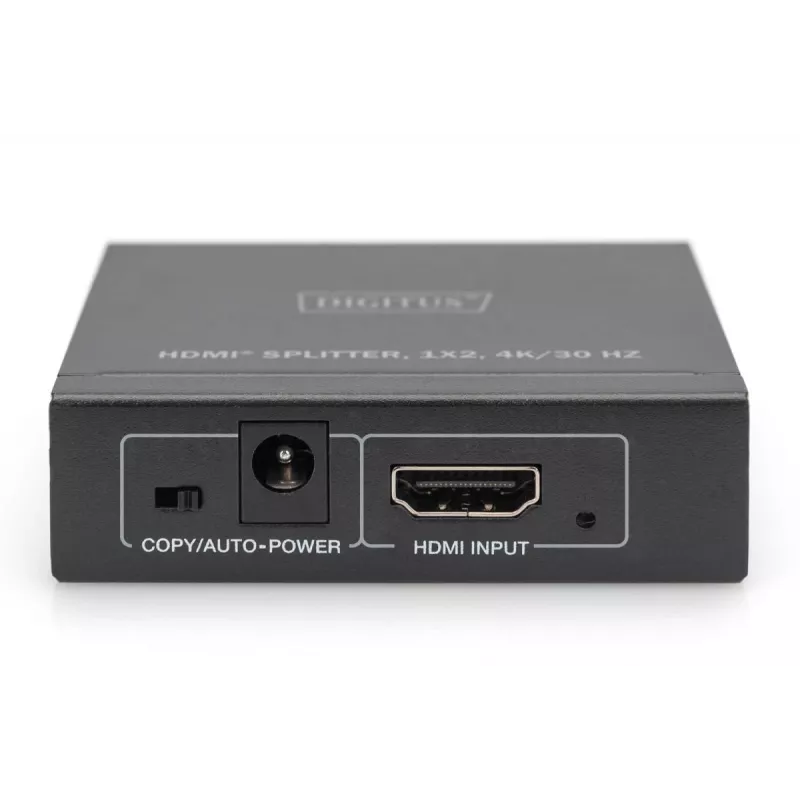 DIGITUS 4K HDMI skirstytuvas. 1x 2 4K/30Hz. juodas
