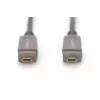 DIGITUS 4K - HDMI AOC hibridinis šviesolaidinis kabelis su nuimamu kištuku, 20 m