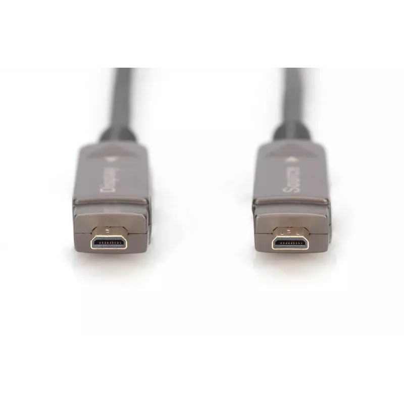 DIGITUS 4K - HDMI AOC hibridinis šviesolaidinis kabelis su nuimamu kištuku, 20 m