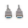 DIGITUS 4K - HDMI AOC hibridinis šviesolaidinis kabelis su nuimamu kištuku, 20 m
