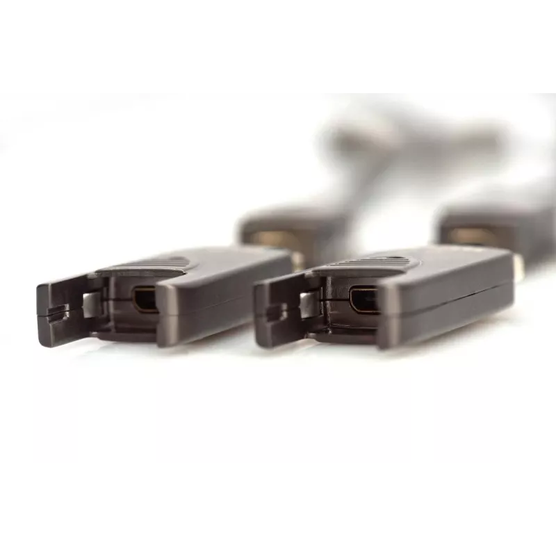 DIGITUS 4K - HDMI AOC hibridinis šviesolaidinis kabelis su nuimamu kištuku, 20 m
