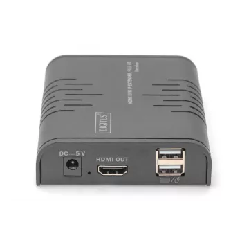 Digitus HDMI KVM IP plėtinio imtuvas Full HD laidinis 120m USB