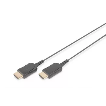 DIGITUS HDMI High Speed jungiamasis kabelis, A tipo, HighFlex M/M, 2,0 m, 4K Ultra HD@30Hz, aktyvus, CE, auksinis juodas