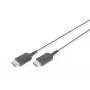 DIGITUS HDMI High Speed jungiamasis kabelis, A tipo, HighFlex M/M, 2,0 m, 4K Ultra HD@30Hz, aktyvus, CE, auksinis juodas