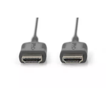 DIGITUS HDMI High Speed jungiamasis kabelis, A tipo, HighFlex M/M, 2,0 m, 4K Ultra HD@30Hz, aktyvus, CE, auksinis juodas