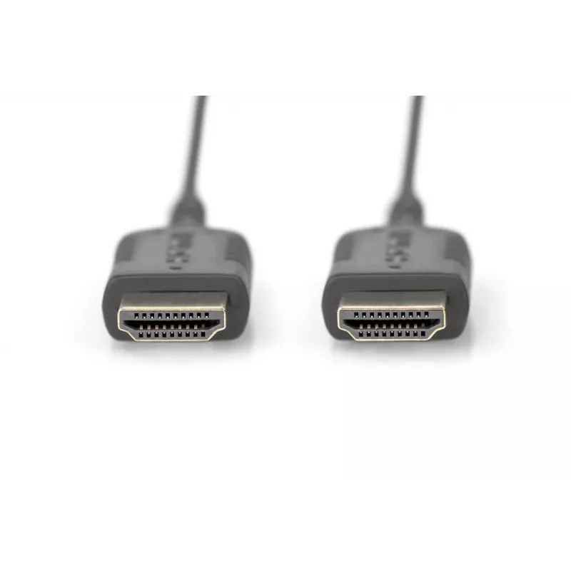DIGITUS HDMI High Speed jungiamasis kabelis, A tipo, HighFlex M/M, 2,0 m, 4K Ultra HD@30Hz, aktyvus, CE, auksinis juodas