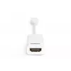 DIGITUS ASSMANN DisplayPort adapterio kabelis, mini DP - HDMI tipo A M/F, 15cm DP 1.1a suderinamas, CE baltas