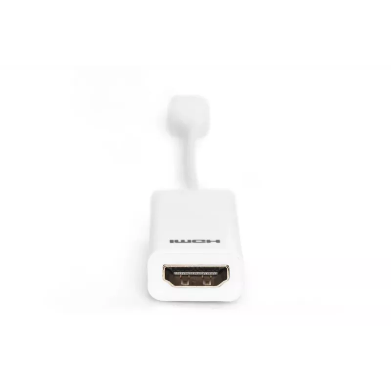 DIGITUS ASSMANN DisplayPort adapterio kabelis, mini DP - HDMI tipo A M/F, 15cm DP 1.1a suderinamas, CE baltas
