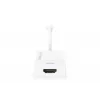 DIGITUS ASSMANN DisplayPort adapterio laidas, mini DP - HDMI tipo A V/M, 20 cm, HDMI Ver. 2.0, aktyvus, CE, auksinis, baltas