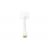 DIGITUS ASSMANN DisplayPort adapterio laidas, mini DP - HDMI tipo A V/M, 20 cm, HDMI Ver. 2.0, aktyvus, CE, auksinis, baltas