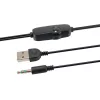 Equip Mini USB garsiakalbis, 2.0 kanalai, laidinis, 3 W, 90 - 20 Hz, 40 Ω, juoda
