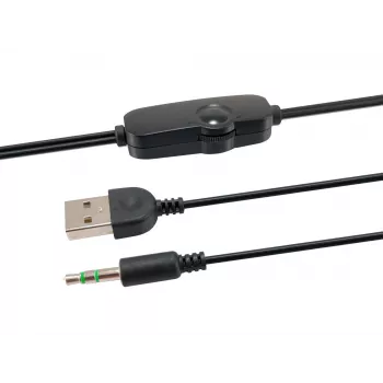 Equip Mini USB garsiakalbis, 2.0 kanalai, laidinis, 3 W, 90 - 20 Hz, 40 Ω, juoda