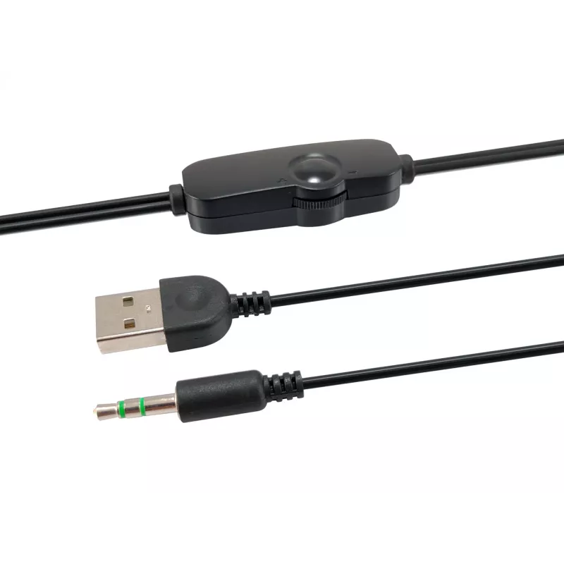 Equip Mini USB garsiakalbis, 2.0 kanalai, laidinis, 3 W, 90 - 20 Hz, 40 Ω, juoda