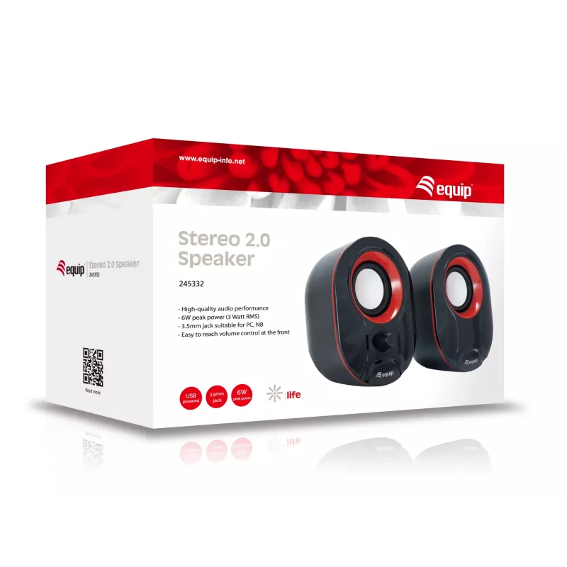 Garsiakalbis Equip Stereo 2.0, 3 W galia