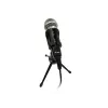 Equip Mini stalo mikrofonas, Stalinis mikrofonas, -30 dB, 30 - 16000 Hz, 2200 Ω, Laidinis, 3,5 mm (1/8 col.)