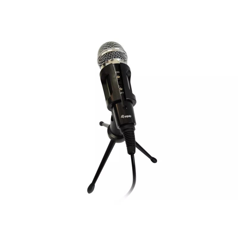 Equip Mini stalo mikrofonas, Stalinis mikrofonas, -30 dB, 30 - 16000 Hz, 2200 Ω, Laidinis, 3,5 mm (1/8 col.)