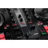 Hercules INPULSE 300 MK2 Vinyl scratcher juoda, raudona
