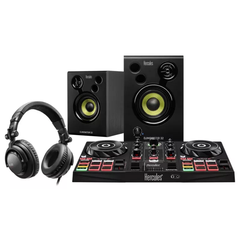 Hercules DJLearning Kit skaitmeninė vinilo sistema (DVS) skrečeris juodas
