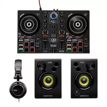 Hercules DJLearning Kit skaitmeninė vinilo sistema (DVS) skrečeris juodas