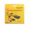 DELOCK HDMI adapteris Delock A -> DisplayPort St/Bu +USB maitinimas 4K