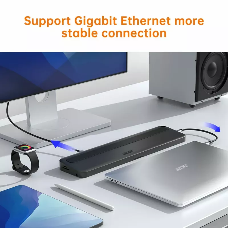 Acer 13-in-1 Type-C Minidock Wired USB 3.2 Gen 1 Juoda