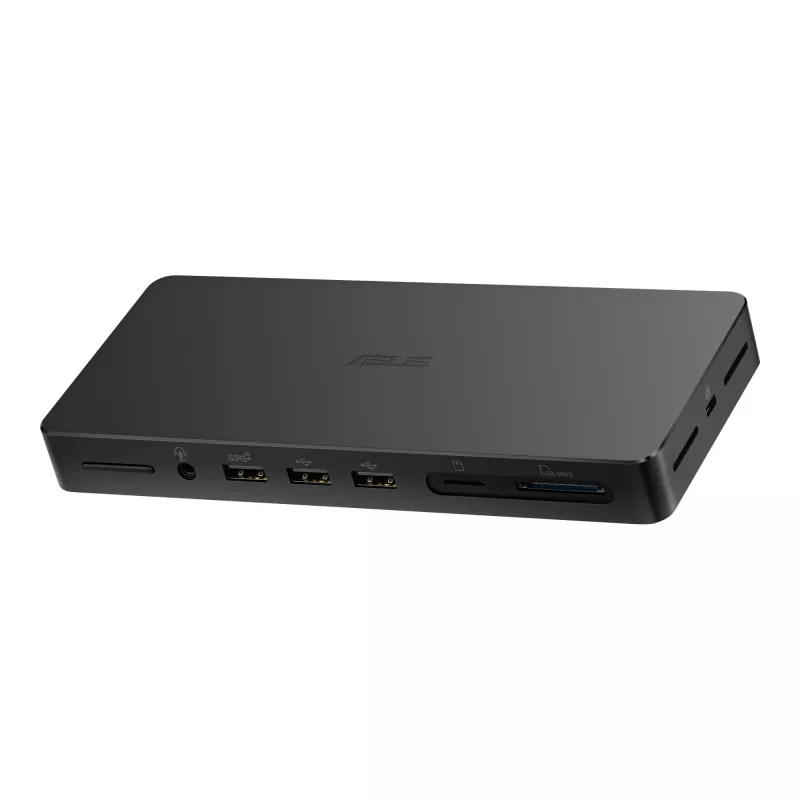 Docking stotelė ASUS DC500 Thunderbolt 4 Triple 4K, 150W PD, 3 ekranai, 2x HDMI 2.1, 2x USB‑A, 2x USB2.0, RJ‑45, MicroSD