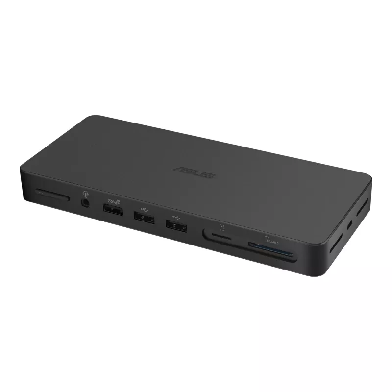 Docking stotelė ASUS DC500 Thunderbolt 4 Triple 4K, 150W PD, 3 ekranai, 2x HDMI 2.1, 2x USB‑A, 2x USB2.0, RJ‑45, MicroSD