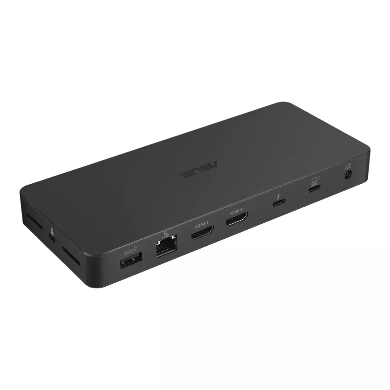 Docking stotelė ASUS DC500 Thunderbolt 4 Triple 4K, 150W PD, 3 ekranai, 2x HDMI 2.1, 2x USB‑A, 2x USB2.0, RJ‑45, MicroSD