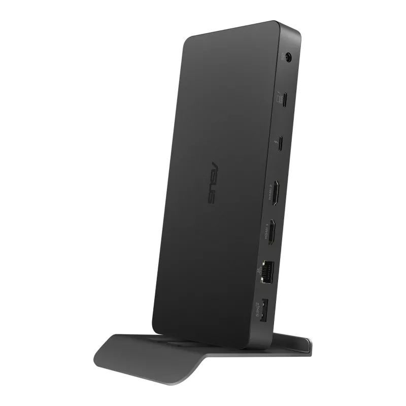 Docking stotelė ASUS DC500 Thunderbolt 4 Triple 4K, 150W PD, 3 ekranai, 2x HDMI 2.1, 2x USB‑A, 2x USB2.0, RJ‑45, MicroSD