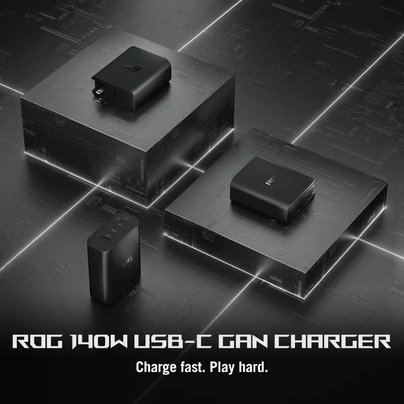 ASUS ROG 140W USB-C GaN Universal Juoda AC Fast charging Indoor