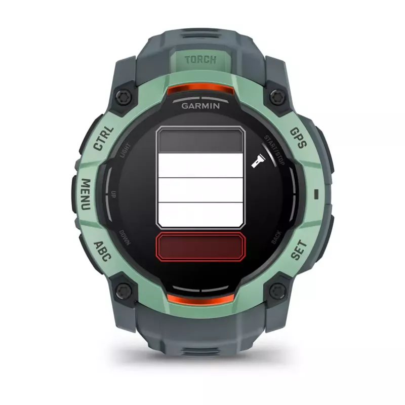 Išmanusis laikrodis GARMIN Instinct 3 AMOLED — 50 mm korpusas, 1,3 colio AMOLED, GPS/GLONASS/Galileo, 10 ATM, 24 dienų baterija