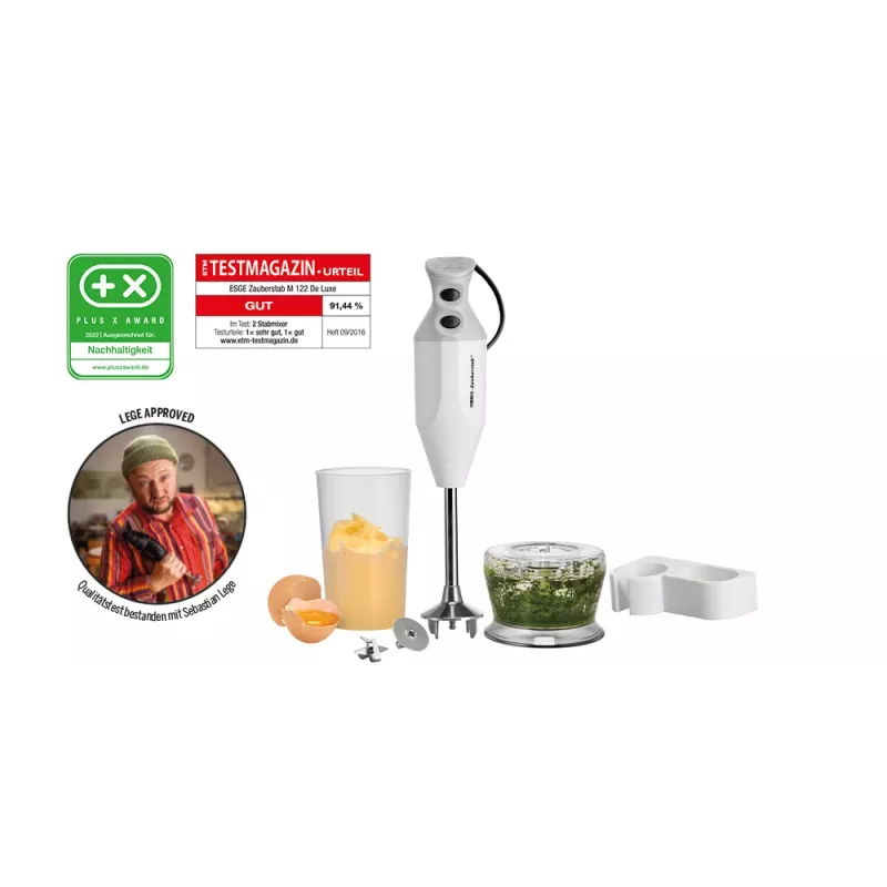 ESGE M 122 De Luxe 0,6 l panardinamasis trintuvas 140 W Baltas
