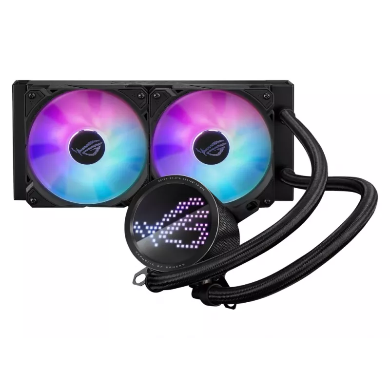 ASUS ROG Ryuo III 240 ARGB procesoriaus skysčio aušinimo rinkinys 12 cm juodas