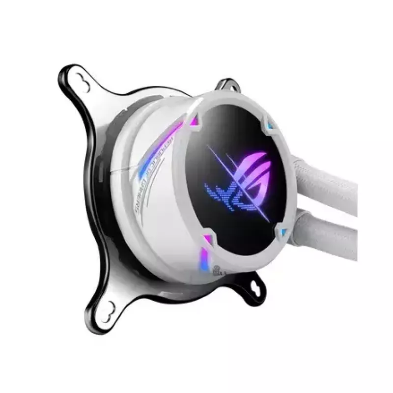 ASUS ROG STRIX LC II 240 ARGB procesoriaus skysčio aušintuvas „viskas viename“ 12 cm baltas