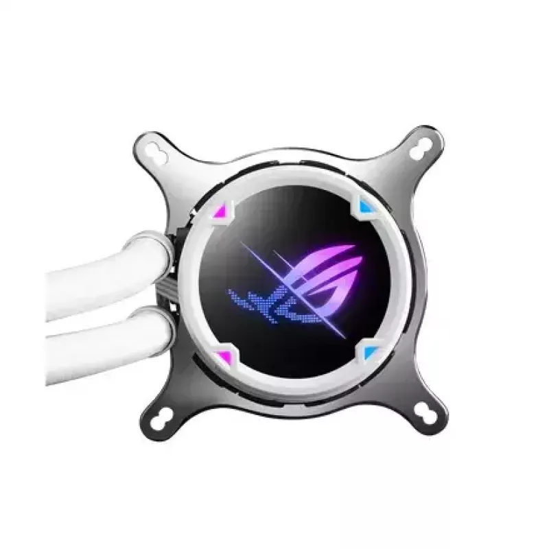ASUS ROG STRIX LC II 240 ARGB procesoriaus skysčio aušintuvas „viskas viename“ 12 cm baltas