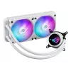 ASUS ROG Strix LC III 240 ARGB White Edition procesoriaus skysčio aušinimo rinkinys 12 cm