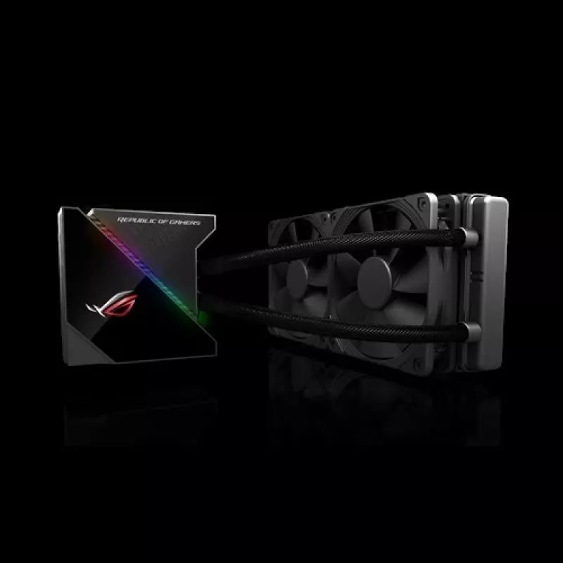 ASUS ROG RYUJIN 240 procesoriaus „viskas viename“ skysčio aušintuvas 12 cm juodas 1 vnt.