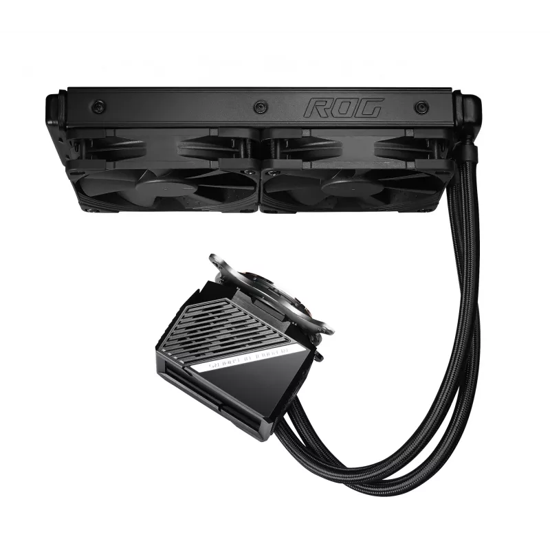 ASUS ROG RYUJIN II 240 Procesoriaus skysčio aušintuvas “viskas viename” 12 cm Juoda 1 vnt.