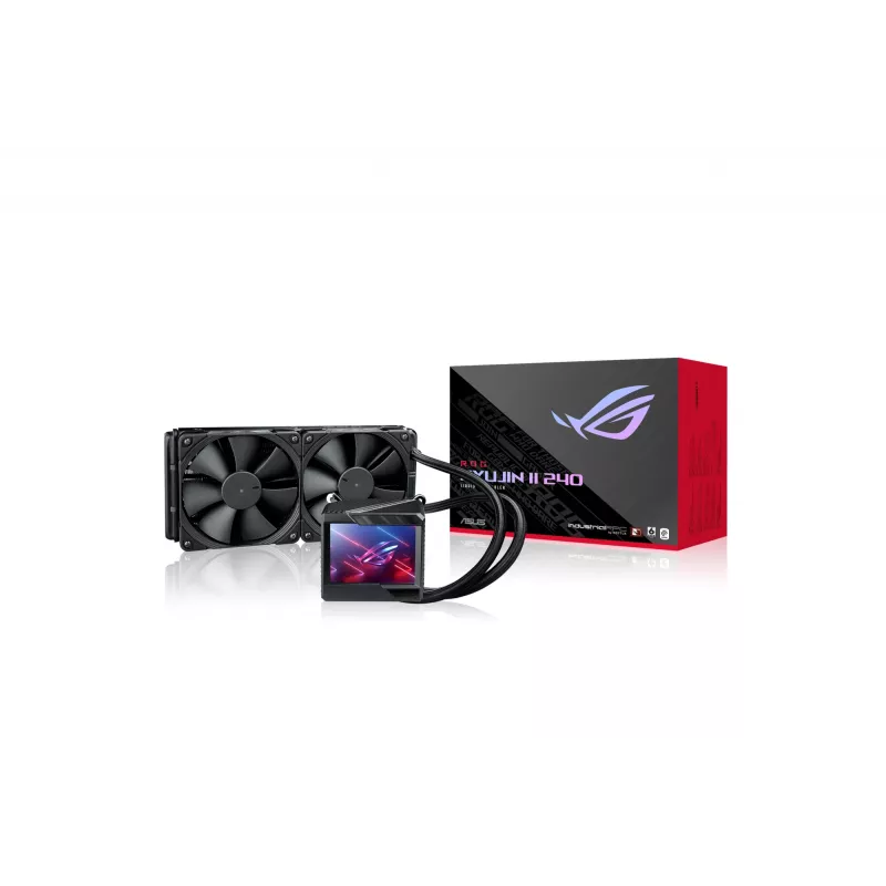ASUS ROG RYUJIN II 240 Procesoriaus skysčio aušintuvas “viskas viename” 12 cm Juoda 1 vnt.