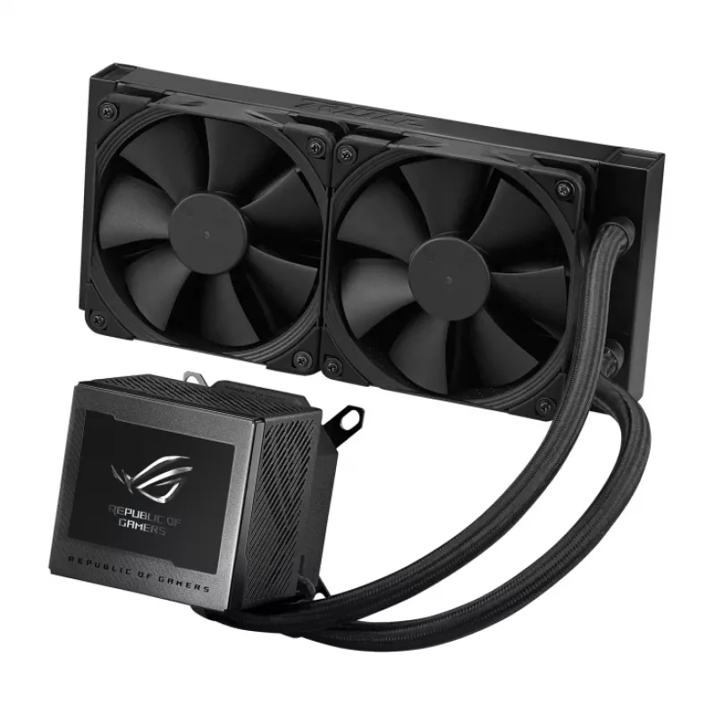 ASUS ROG RYUJIN III 240 Procesorius Skysčio aušintuvas „viskas viename“ 12 cm Juoda 1 vnt.