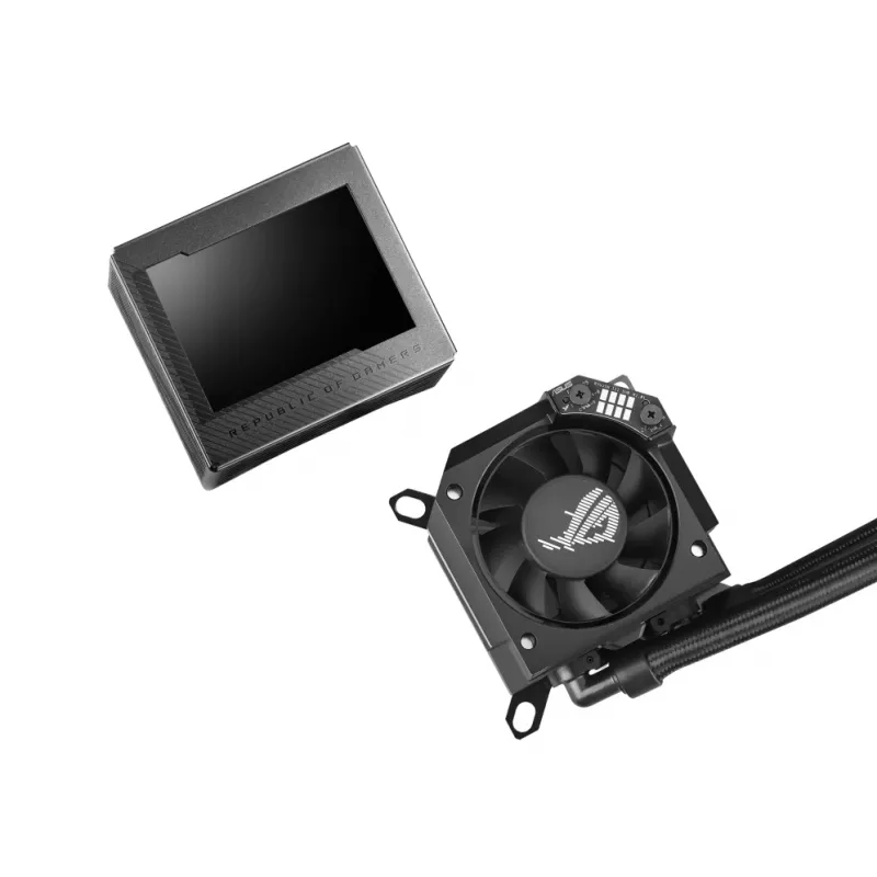 ASUS ROG RYUJIN III 240 Procesorius Skysčio aušintuvas „viskas viename“ 12 cm Juoda 1 vnt.