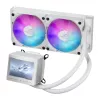 ASUS ROG RYUJIN III 240 ARGB White Edition procesoriaus aušintuvas “viskas viename” skystas 12 cm 1 vnt.