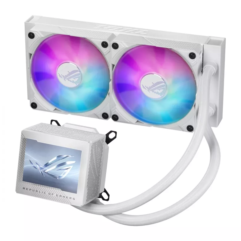 ASUS ROG RYUJIN III 240 ARGB White Edition procesoriaus aušintuvas “viskas viename” skystas 12 cm 1 vnt.